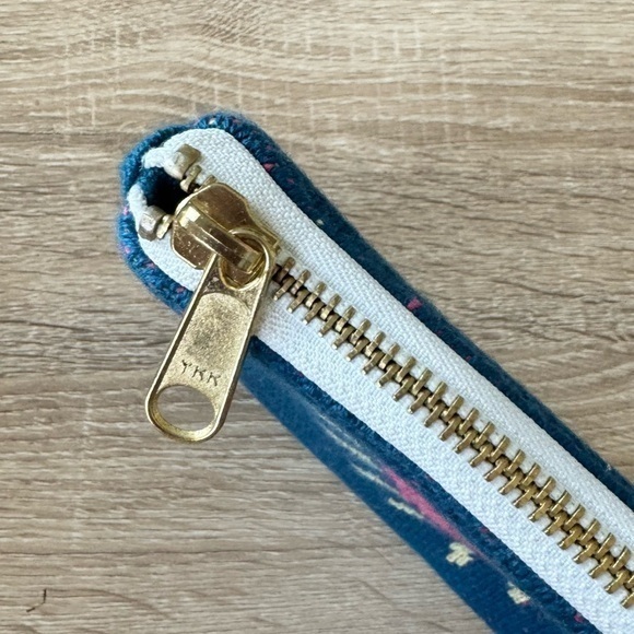 Pink Lemonade Soft‎ Knit Heart Motif Zip Pouch Cosmetic Bag - Picture 3 of 6